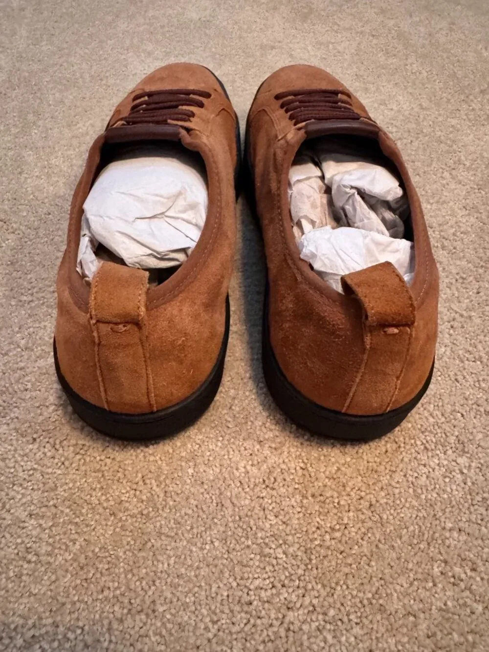 Martin Dingman MD Signature Sneaker Tobacco Suede Men's 10 Water Repellent